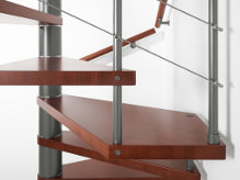 Sale and assistance spiral staircase Fontanot Genius series in Abruzzo - Retailer Fontanot in Abruzzo - Spiral staircase Fontanot Genius series in Abruzzo - Spiral staircase Fontanot Genius series in Molise