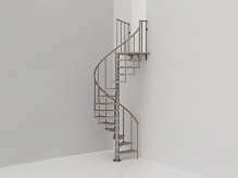 Sale and assistance spiral staircase Fontanot Genius 2 Easy series in Abruzzo - Retailer Fontanot in Abruzzo - Spiral staircase Fontanot Fontanot Genius 2 Easy series in Abruzzo - Spiral staircase Fontanot Fontanot Genius 2 Easy series in Molise