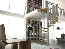Sale and assistance spiral staircase Fontanot Time Linear series in Abruzzo - Retailer Fontanot in Abruzzo - Spiral staircase Fontanot Time Linear series in Abruzzo - Spiral staircase Fontanot Time Linear series in Molise